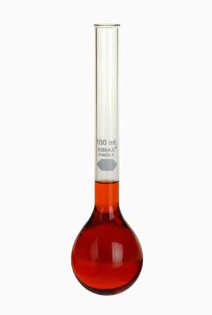 Kimble 27400-800 KIMAX 800mL Kjeldahl Flask with Tooled Neck