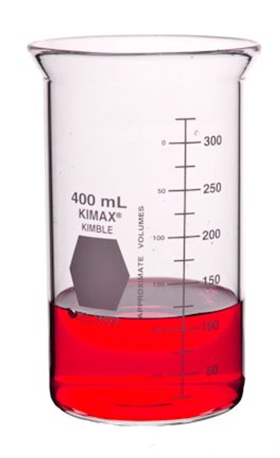 Kimble 14020-300 KIMAX 300mL Berzelius Tall Form Beakers without Spout