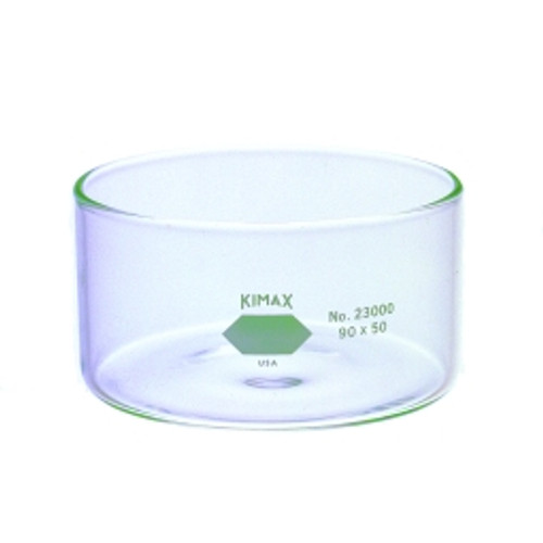 Kimble 23000-8040 KIMAX 170mL Crystallizing Dish with Reinforced Rim, 80 x 40mm