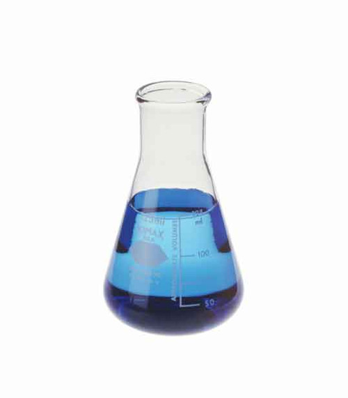 Kimble 26650-250 KIMAX 250mL Wide Mouth Erlenmeyer Flasks with Heavy-Duty Tooled Top