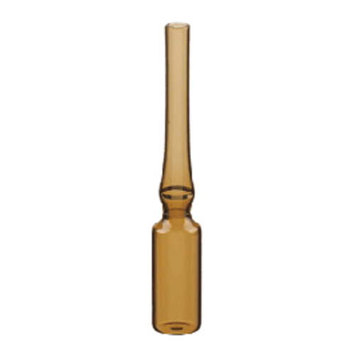 Wheaton 176799 Pre-Scored Amber Borosilicate Glass Ampules_5mL