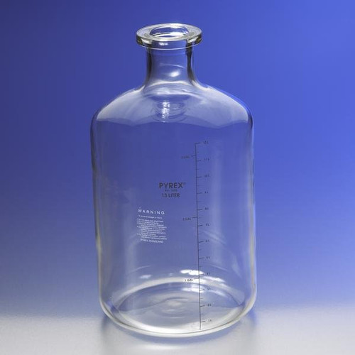 Corning 1596-19L PYREX® 19LT Solution Carboy with Tooled Neck and Graduations