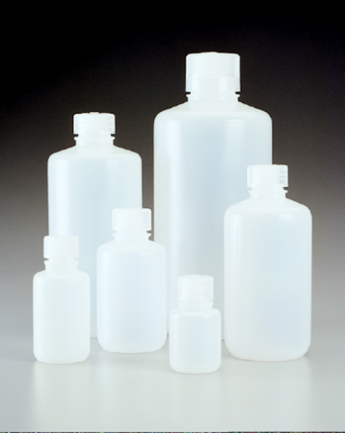 Nalgene 332089-0008 Narrow-Mouth Economy HDPE Environmental Sample Bottles_250mL