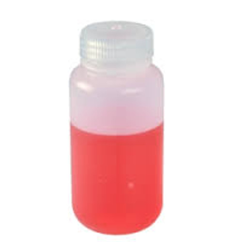 Nalgene 332189-0002 Wide-Mouth HDPE Sample Bottles with Closure, Bulk Pack-60mL