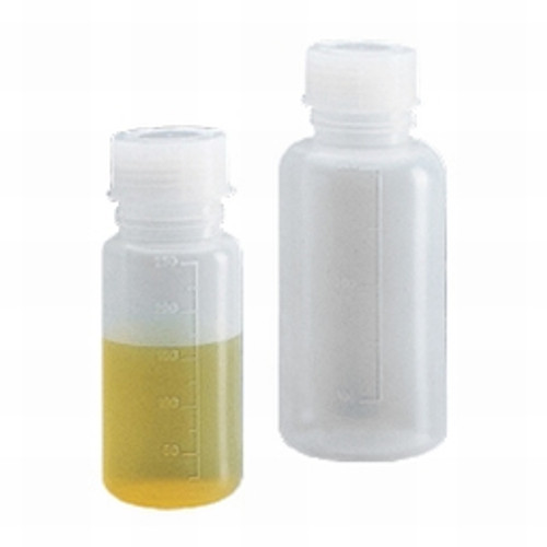 Dynalon 202415-0050 Kartell 50mL Graduated Round Bottles with Hole for Tagging, LDPE