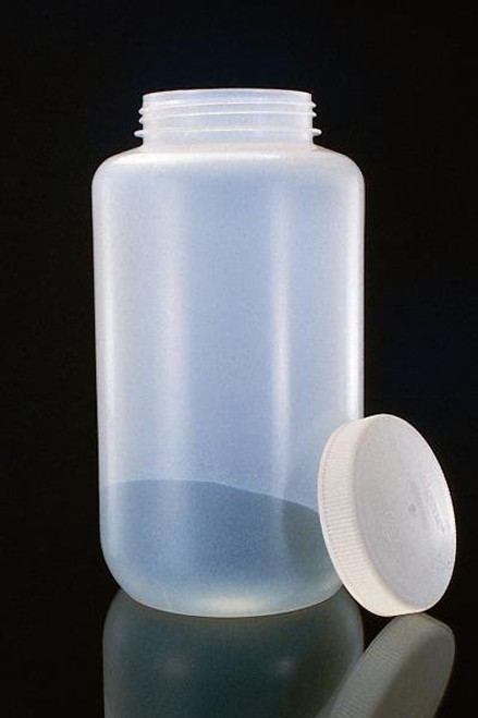 Nalgene 2121-0010 Large Wide-Mouth PPCO Sample Bottles with Caps_4LT