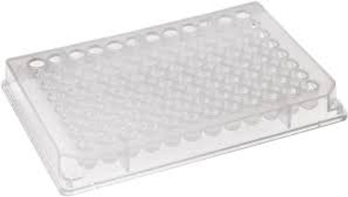 Corning 2797 96-Well Clear Round Bottom PVC Un-Treated Microplate Without Lid, Nonsterile - CGWP-2797