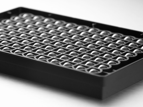 Corning® 4515 96-well Black/Clear Round Bottom Ultra-Low Attachment Spheroid Microplate, with Lid, Sterile - CGWP-4515