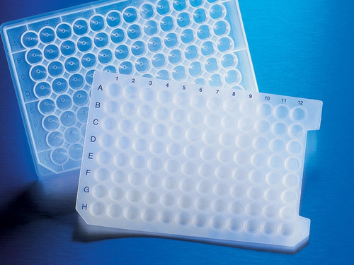 Corning® 3365 96-well Clear Round Bottom Polypropylene Not Treated Microplate, 25 per Bag, without Lids, Nonsterile - CGWP-3365