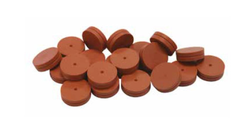 Trajan CRS 239798, 11.5 mm OD Marathon long-life brown center guide GC septa - SGE-239798