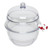 BEL-ART F42027-0000 Space Saver 0.31 cu. ft. Vacuum Desiccator, Polycarbonate