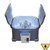 W.L. Walker 18206 Unheated 12V Portable Centrifuge, 4-Place 12.5mL API Tubes - P2400-2