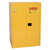 Eagle 9010X 90 Gallon 2-Shelf Yellow Fire Cabinet with 2 Self Closing Doors - S1145-21