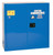 Eagle CRA3010X 30 Gallon Blue 1-Shelf Metal Corrosive Safety Cabinet with Self-Closing Doors - S1170-2A