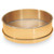 W.S. Tyler 8403 Brass Receiving Pan with Nesting Skirt for 3" Full-Height Sieves - S2401-3