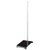 Humboldt H-21222 Support Stand with 6" x 9" Rectangular Stamped Steel Base and 24" Rod