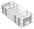 BEL-ART F18745-0003 24-Place Autoclavable White No-Wire Test Tube Racks for 20-25mm Tubes