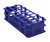BEL-ART F18747-0003 24-Place Autoclavable Blue No-Wire Test Tube Racks for 20-25mm Tubes