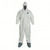 DuPont NG122SWHSM002500 ProShield 60 Zip Front Coveralls with Hood, Elastic Wrist/Ankle and Boot Covers, Small - CR2250-9