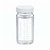 Wheaton W216969 Graduated 250mL Valumetric Glass Bottles with White PP Caps - E0817-4