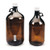 Thermo Scientific I-Chem® 345-2360 Amber Glass 2360mL Certified Environmental Sampling Jugs with PTFE Lined Caps