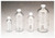 Thermo Scientific I-Chem® 229-0125 Processed 125mL Boston Round Narrow-Mouth Clear Glass Sample Bottles with PTFE-Lined White PP Closed-Top Caps