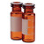 Thermo National Scientific C4011-S6W 2mL Silanized Amber Snap-It Vials with Marking Spot - NC4011-S6W