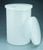 Nalgene 11100-0030 Heavy-Duty Graduated Cylindrical Tanks with Cover-LLDPE_30gal