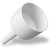 CoorsTek 66239 30mL Porcelain Ceramic Büchner Funnel for 35-40mm Filters