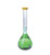 Kimble 28012-50 KIMAX 50mL Class A Serialized and Certified Volumetric Flasks with Snap Cap