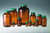 Qorpak GLC-02190 Type III Glass 4oz (120ml) Wide Mouth Packer Bottle with Green Thermoset F217 and PTFE Lined Cap