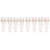 Bio Plas 5010-1 8-Strip 0.2mL Thin Wall Micro Tubes, Natural Color - C2819-6