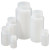Nalgene 312189-0004 125ml Wide-Mouth HDPE Packaging Bottles with Caps, Bulk Pack - B6544-4