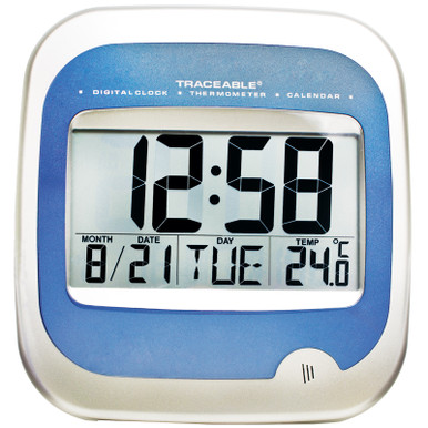 Control Company 1072 Traceable® Calendar Thermometer Clock - C5378