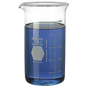 Kimble 14030-100 KIMAX 100mL Tall Form Glass Berzelius Beakers with ...