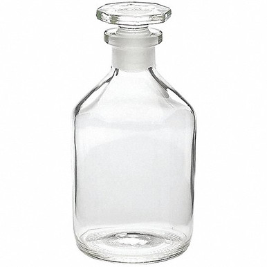 30ml To 2500ml Glass Reagent Bottle With Ground-in Stopper – Narrow Mouth, Transparent