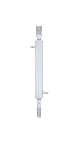 Corning Pyrex Borosilicate Glass Micro Column Condenser with 24/40 Standard  Taper Outer and Inner Joints, Drip Tip