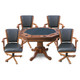 Kingston Oak Poker Table Arm Chair  - Set of 4