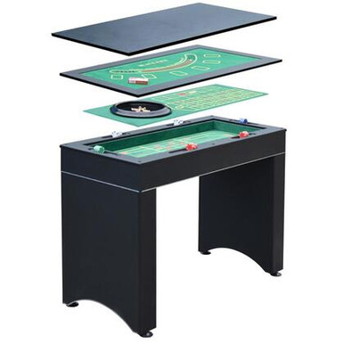 Monte Carlo 4-In-1 Multi Game Casino Table For Sale | BestPoolTablesForSale.com