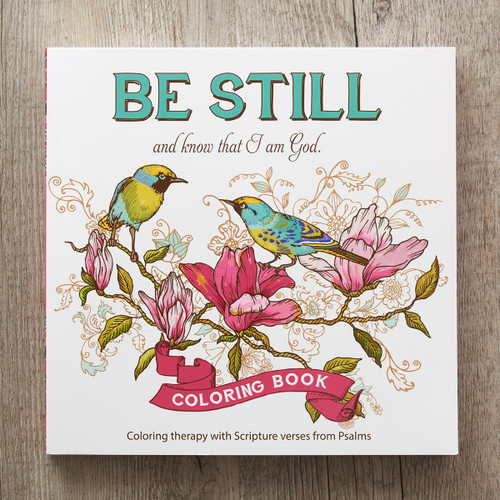 Adult Coloring Book Be Still 