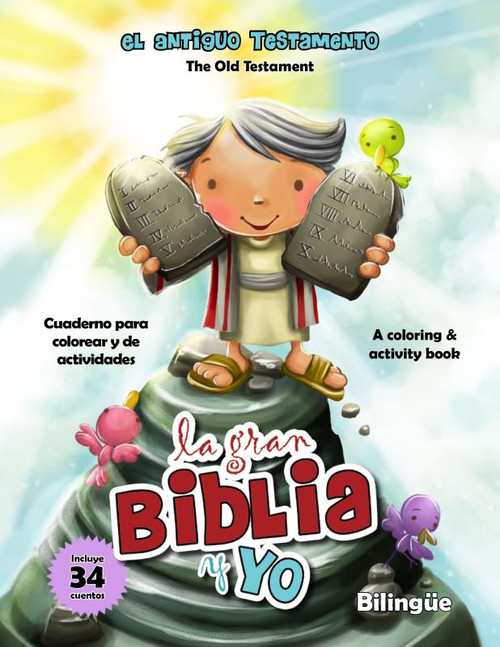 Antiguo Testamento - Cuaderno Para Colorear y de Actividades (Bilingüe): Old Testament Coloring and Activity Book (Bilingual)