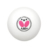 Butterfly A40+ 3* ABS Balls (3) White Ping Pong Depot Table Tennis Equipment