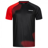 Donic Peak Black-Red T-Shirt 1