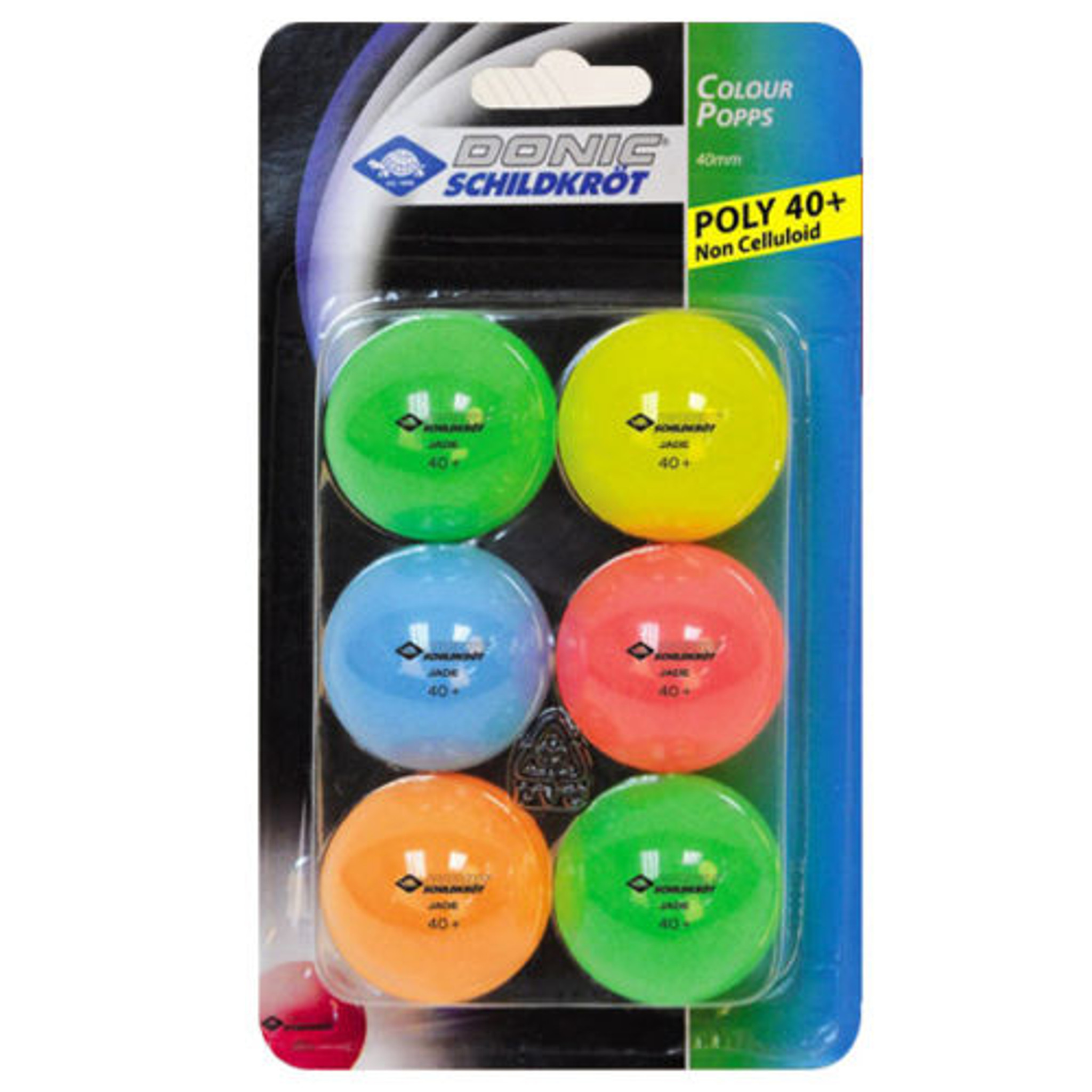 DONIC-Schildkröt Color Popps Plastic 40+ Balls (pack of 6) - aMAYzing ...