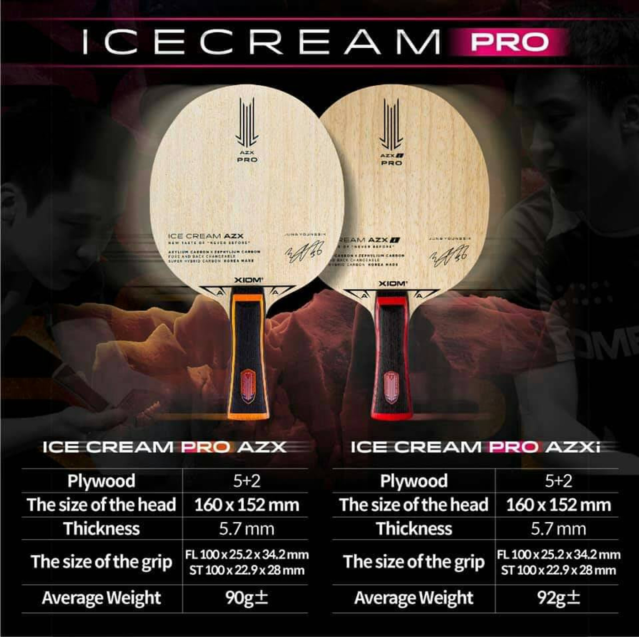 Xiom Ice Cream AZX Pro FL Blade