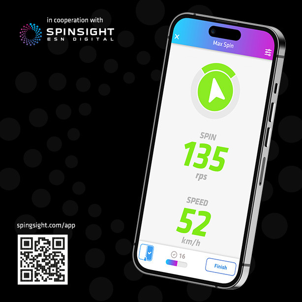 ANDRO NUZN 48 Tischtennisbelag - Hybrid-Belag Für Ambitionierte Spieler Mit Maximalem Spin Und Kontrolle