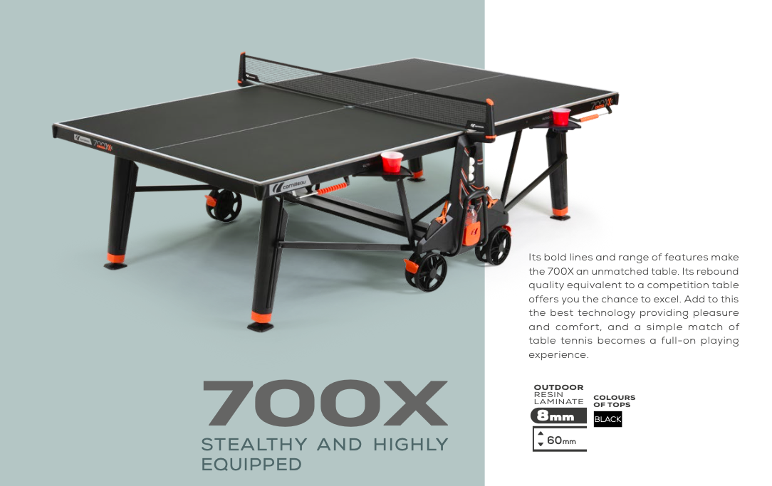 700X Outdoor Ping Pong Table / Cornilleau