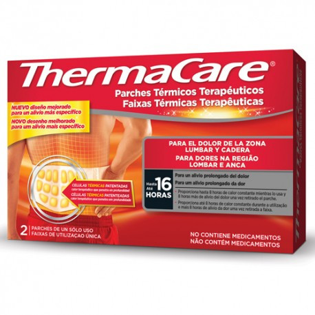 Thermacare zona lumbar y cadera parches térmicos