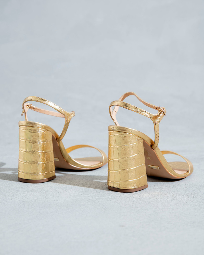 Gemma Gold Sandals