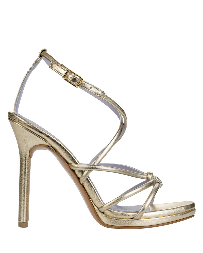 Bianca Buccheri Epifania Gold Sandals